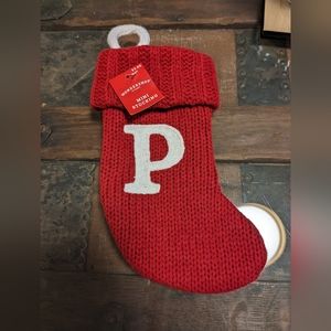 Target "Wonderland" Mini Stocking - letter P